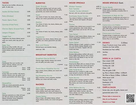 Menu of La Roca in Corvallis, OR 97330
