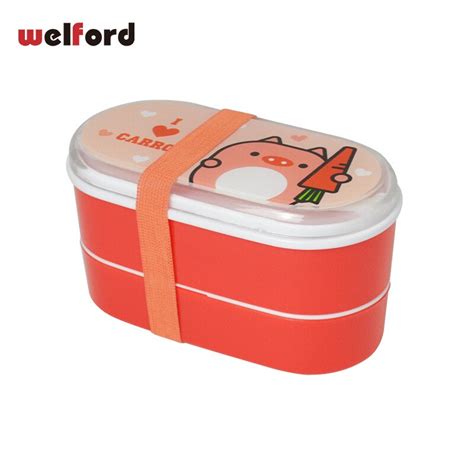 High Quality 600ml Eco Friendly Lunch Box Plastic Bento Boxes Food