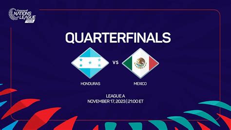 Honduras Vs Mexico 202324 Concacaf Nations League Youtube