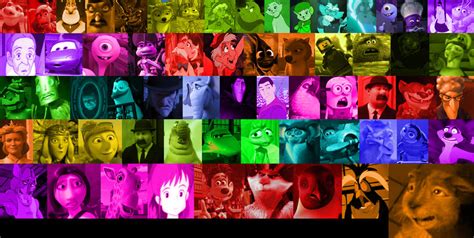 A Rainbow Of Animated Movie Characters Part 5 By Michaelsar On Deviantart