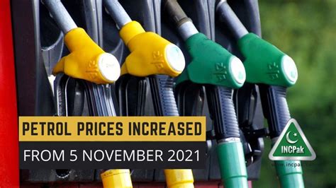 Petrol Prices In Pakistan Increased From 5 November 2021 Incpak