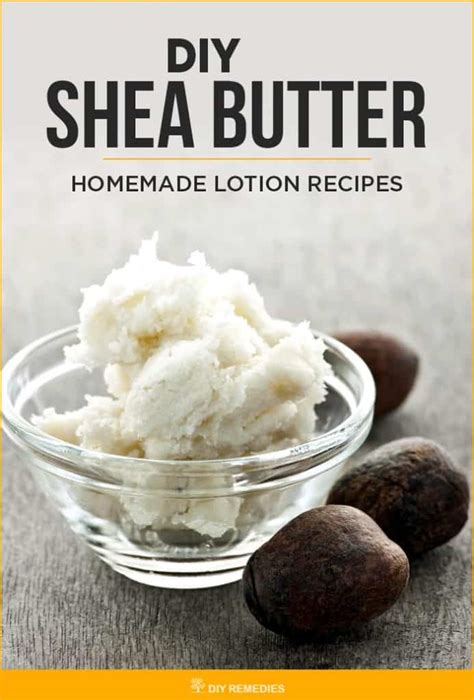 It can operate to clean the dry, irritated skin and create comfort for you as well. DIY Shea Butter Homemade Lotion Recipes