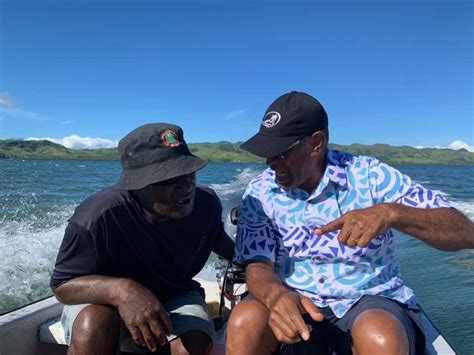 Minister Visit Galoa Island In Bua Minister Jone Usamate Kicked Off His