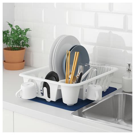 The kitchenaid dish rack is covered by a limited lifetime warranty. FLUNDRA dish drainer, white | IKEA Indonesia
