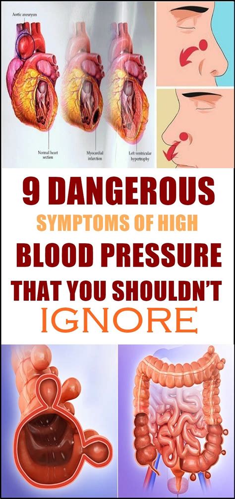 9 DANGEROUS SYMPTOMS OF HIGH BLOOD PRESSURE THAT YOU SHOULDN'T IGNORE (With images) | High blood ...