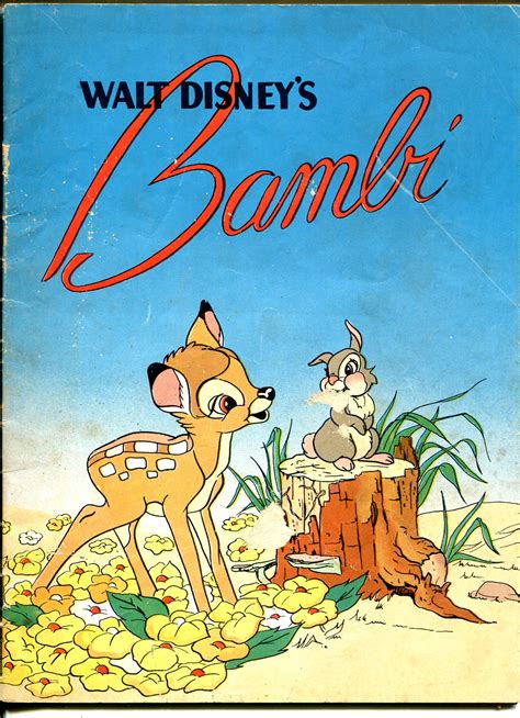 Walt Disneys Bambi 1941 Promo Comic Whitners Dept Store Pre Wwii Vg