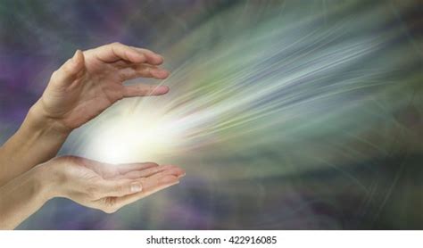 Stunning Healing Energy Phenomenon Pair Hands Stock Photo Shutterstock