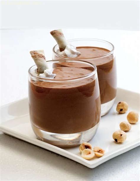 Chocolate Hazelnut Mousse Mousses Recipe Recipe By Tarla Dalal