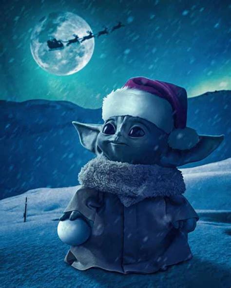 Baby Yoda Christmas Wallpaper Vobss