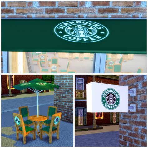 My Sims 4 Blog Starbucks Set Part 2 By Serialsimmer