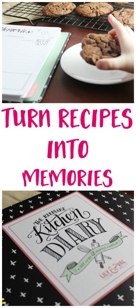 Food Memories With This Keepsake Kitchen Diary You Can Record Your