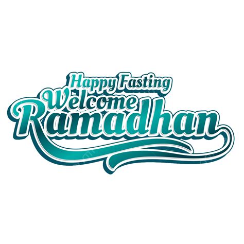 Feliz Ayuno Bienvenido Ramadán Tipografía Texto Png Marhaban Saludo