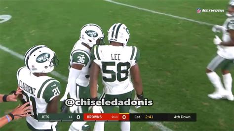 2018 Nfl Week 3 Tnf Game Highlight Commentary Browns Vs Jets Youtube