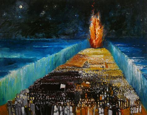 Exodus Painting By Richard Mcbee
