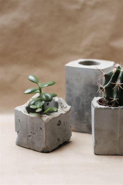 Beautiful and durable if painted or stained, teak, shorea, and cedar offer excellent weather. DIY Spray Painted Concrete Planters - Shelterness