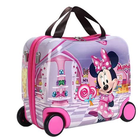 Kid S Trolley Luggage Suitcase On Wheels Kids Ride On The Suitcase