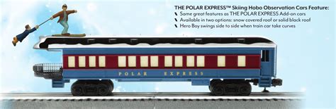 Lionel 85400 Polar Express Skiing Hobo Observation Car White Roof EBay