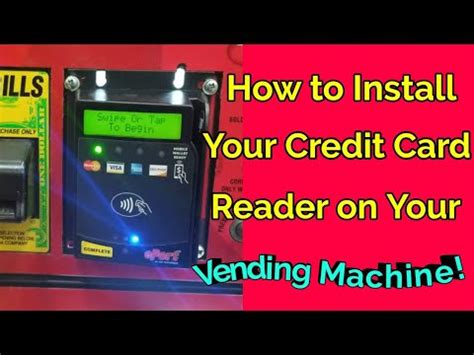 The second piece is the telemeter. How to Install Your Credit Card Reader on Your Vending ...