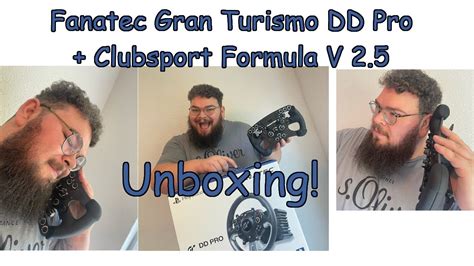 Unboxing Fanatec Gran Turismo DD Pro 5nm Set PS4 PS5 ClubSport