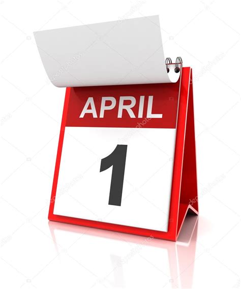 Calendario Del Primero De Abril Fotografía De Stock © Ymgerman 61386283 Depositphotos