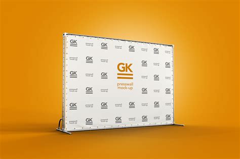 Download 3D Press Wall / Banner Mock Up on Behance