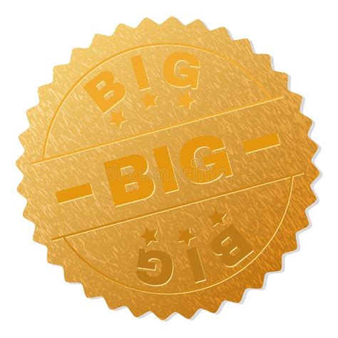 Gold Big Award Stamp Stock Vector Illustration Of Important 131468372