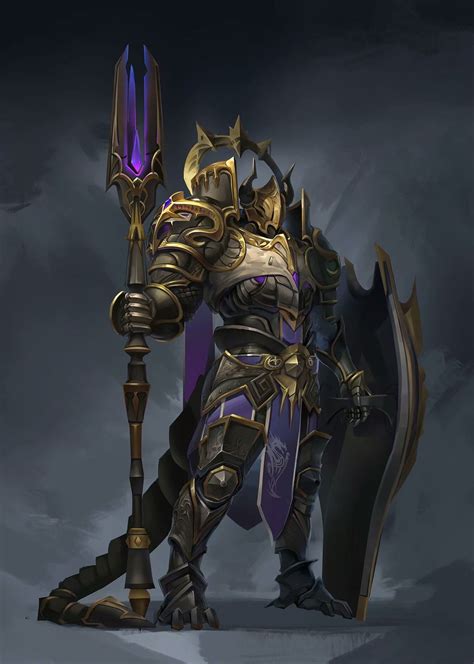 Artstation Dark Dragon Knight Shaofu Liu Fantasy Armor Dragon