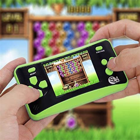 Qoolpart Handheld Games For Kids Adults 25 Color Screen Preloaded