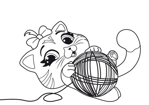 Colour in meatball from 44 cats using the nick jr. Free 44 Cats coloring pages - YouLoveIt.com