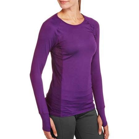 Danskin Now Women S Active Long Sleeve Performance T Shirt Walmart