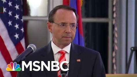 Rod Rosenstein Went To Great Lengths To Save His Job Wapo All In Msnbc Youtube