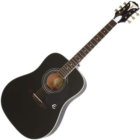 Epiphone Pro 1 Plus Acoustic Guitar For Beginners Black At