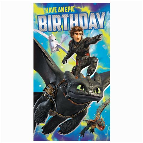 Krogan (how to train your dragon) dragon riders (how to train your dragon) berkians (how to train your dragon) astrid captured; How to Train your Dragon Epic Birthday Card (DG019) - Character Brands