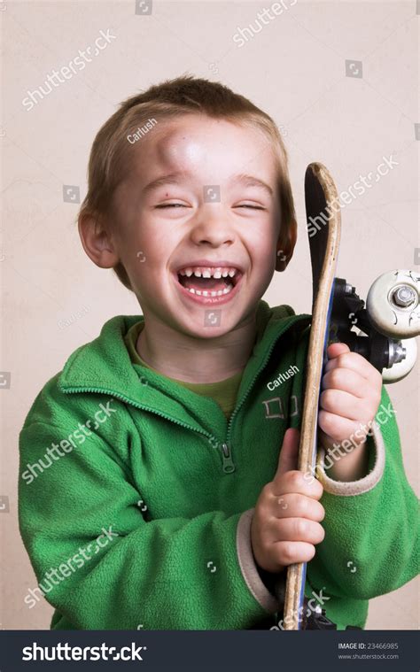 Young Boy With A Bump On His Head After Falling Stock Photo 23466985