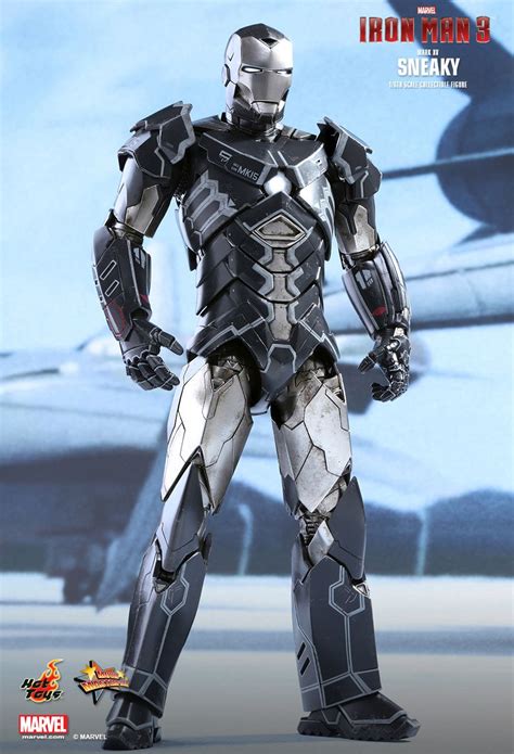 Shipped from the usa via usps first class! Hot Toys MMS348 Iron Man 3 Sneaky (Mark XV) 1/6th scale ...