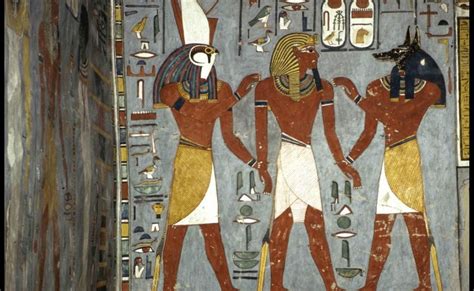 El Legado Egipcio Pintura Pintura De La Tumba De RamsÉs I