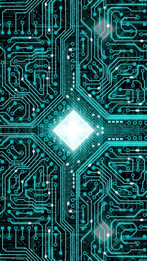 Wallpapers printed circuit board, central processing unit, integrated