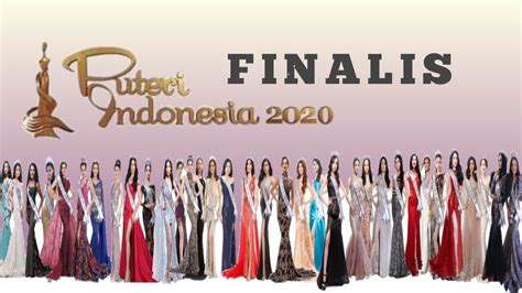 39 Finalis Putri Indonesia 2020miss Universe Indonesia 2020 Youtube