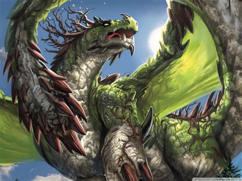 Wallpaper Fantasy Art Creature Artwork Dragon Jungle Screenshot