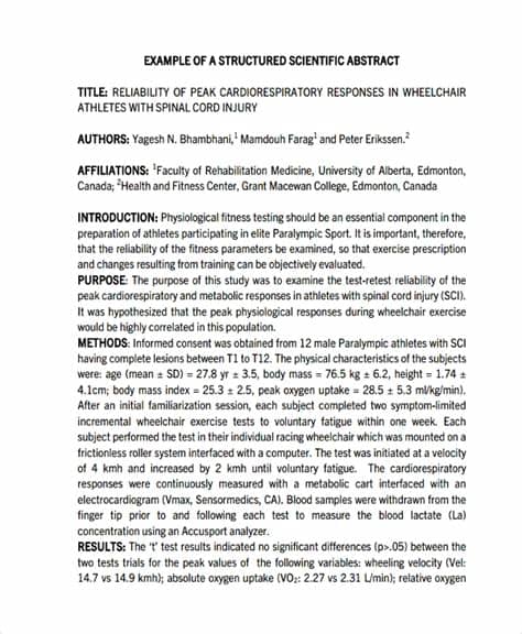 A strong proponent of science communication, karen has also produced several. Science abstract example. Examples of abstracts. 2019-01-26