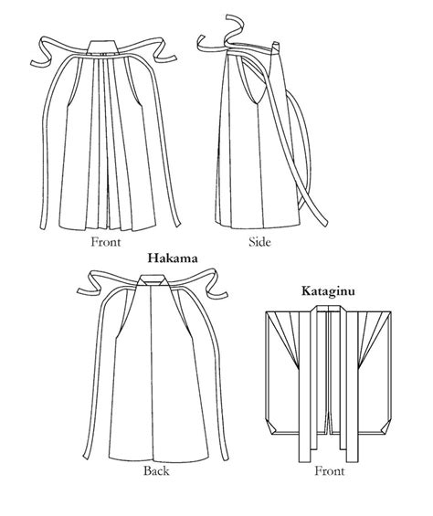 Folkwear 151 Japanese Hakama And Kataginu The Fold Line