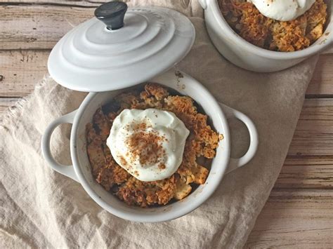 Gezonde Appelcrumble laag in kcal en zonder toegevoegde suiker