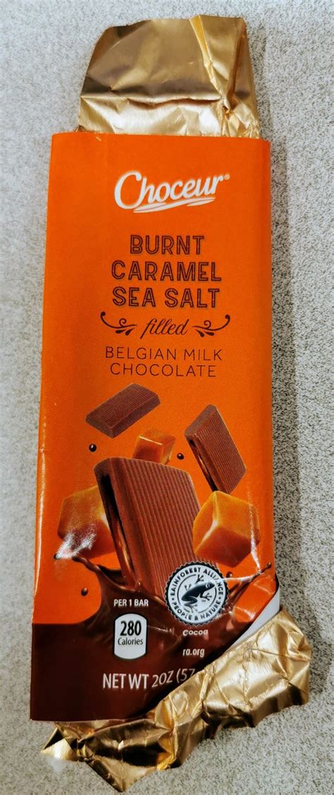 Choceur Burnt Caramel And Sea Salt Chocolate Bar The Budget Reviews