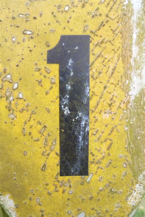 The Number 1 Oddities Typographic Numbers
