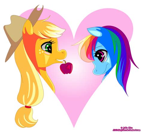 471257 Apple Appledash Applejack Artistrelaxn Derpibooru Import Female Heart Lesbian