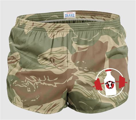 Official Silkies Shorts Rhodesian Brushstroke Barbells And Anime