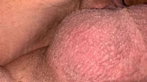 Closeup Of Throbbing Pulsating Balls As He Dumps His Load In Her Pussy