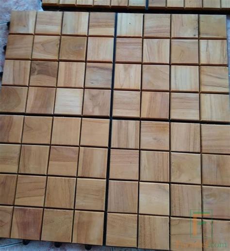 Kenali jauh lantai kayu dan parket, si pengganti keramik yang lebih tahan lama dan dekoratif. Jual Parket Lantai Kayu Jati Persegi Kecil 4 Baris
