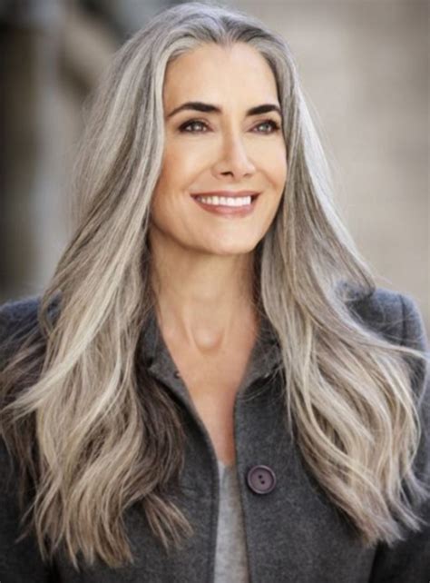 48 Gorgeous Silver Hair Color Ideas For Women Vis Wed Long Gray