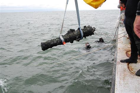 Update Divers Recover Two Additional Cannons From Blackbeards Ship Wunc